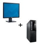 Combo Deal Lenovo e73 SFF + Dell 19'' Refurbished Grade A (Windows 10 Pro x64,Intel Core i3 4130,4 GB,120 GB SSD,Intel HD Graphics,DVD-RW,VGA,USB 2.0)
